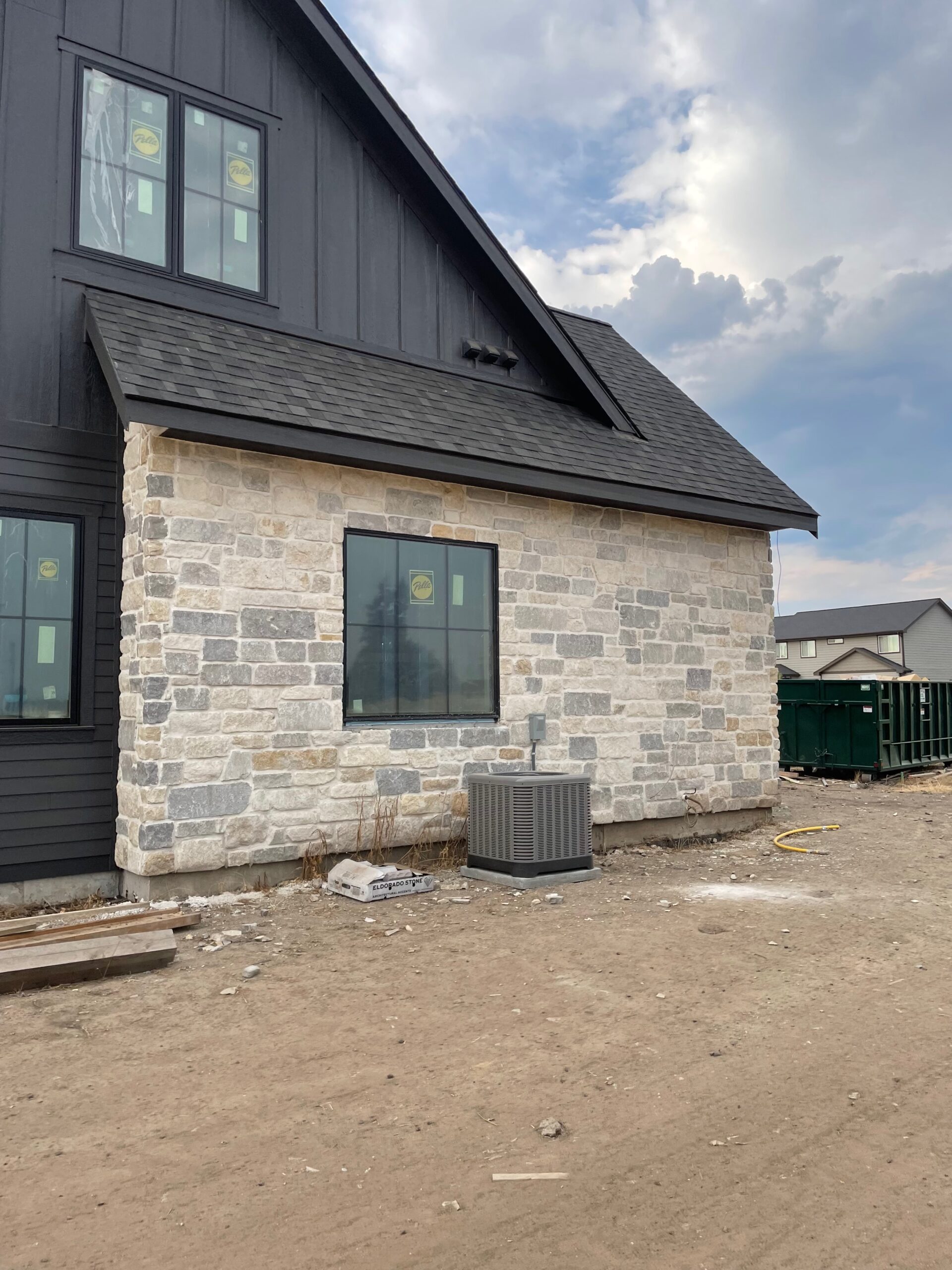 Block and stone construction