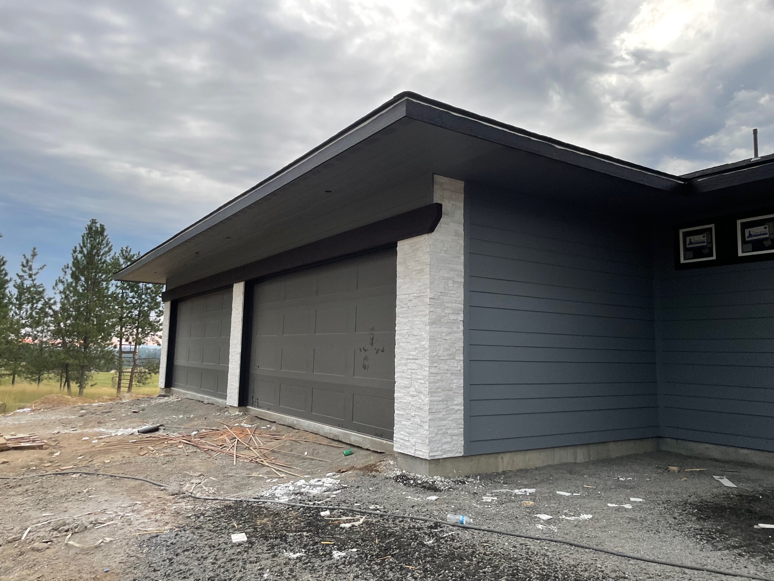 New stone and brick masonry construction in Spokane